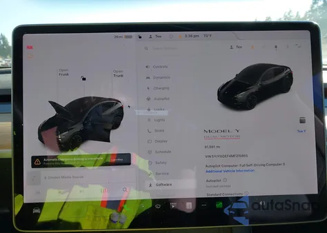 2021 Tesla Model Y Performance Dual Motor All-Wheel Drive из США, поврежденный, VIN 5YJYGDEF4MF215665